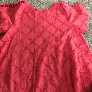 Orange/Coral Madewell Top